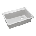 Elkay Sink, 33x22x9.5", Top, White ELG13322WH0