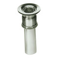 Elkay 1-1/2" O.D Pipe Dia., Nickel Plated Brass Body w/Stainless Steel Strainer Basket & Tailpiece LK36