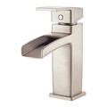 Pfister Single Handle 1  or 3 Hole Bathroom Faucet, Brushed Nickel LG42-DF0K