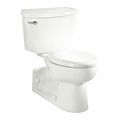 American Standard Yorkvile 1.1GPF R Elong Toilet Wh, 1.1 gpf, Pressure Assist Tank, Floor Mount, Elongated, White 2878.100.020