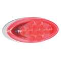 Maxxima Clearance Marker Light, Red, 51/64" D, 30mA M20344CH-RCL