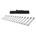 Westward Combination Wrench Set, 14 Pieces, 12 Pts 54DF99