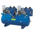 Jenny Air Compressor, Horiz Tank, 2 Stages, 10 HP 2W5B-120-230/1