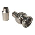 Vitek Coaxial Crimp Connector, BNC Male, PK100 VT-BNC-CRMP-PLM100