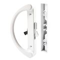 Primeline Tools Diecast Hook Latch Sliding Door Handle, White (1 Set) C 1253
