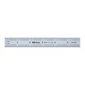 Mitutoyo Steel Rule, 6" Size, 3R Graduation, 3/4" W 182-104