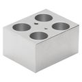 Lw Scientific Heatblock, Aluminum, 4" D, 2" H DBP-04PL-5077