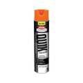 Krylon Industrial Inverted Marking Paint, 22 oz., Fluorescent Orange, Solvent -Based T03702007