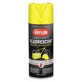 Krylon Spray Paint, Flourescent Lemon Yellow, Gloss, 11 oz K03104888