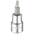 Westward 3/8 in Drive Square Socket Bit SAE R2 Tip, 1 13/16 in L 54TN76