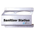 Best Sanitizers 6-13/32"H x 9-3/4"W x 6-13/64" D, Wall Mounting Bracket for Wipe Canister and Quart Bottle USP10256