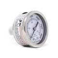 Pic Gauges Pressure Gauge, 0 to 3000 psi, 1/4 in MNPT, Silver PRO-302D-204P-01