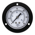 Pic Gauges Pressure Gauge, 0 to 300 psi, 1/8 in MNPT, Black 104D-258H