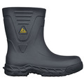 Shoes For Crews Rubber Boots, Black, 6, Unisex, 10" H, PR 885999104997