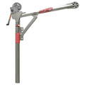 Oz Lifting Products Davit Crane, 500 lb Capacity, 27.5 in to 42 in Reach, 0 in to 960 in Lift Range, Silver OZ500DAV