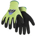 Hexarmor Hi-Vis Cut Resistant Coated Gloves, A9 Cut Level, Nitrile, M, 1 PR 2062-M (8)