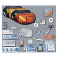 Emi Trauma Pac(TM), 81 Components, Yllw Color 866