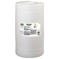 Zep High Efficiency Laundry Bleach, 20 gal Drum, Liquid, Unscented, Clear 424450