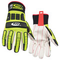 Ringers Gloves Impact Resistant Gloves, Green, XL, PR 260