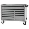 Kennedy Rolling Tool Cabinet, 9 Drawer, Gray, 54 in W 549MPGY