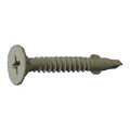 Daggerz Self-Drilling Screw, #8 x 1-1/4 in, Dagger Ceramic Coating Steel Wafer Head Phillips Drive, 5000 PK CMSDWW081104