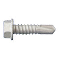Daggerz Self-Drilling Screw, #14 x 1-1/4 in, Dagger Guard Steel Hex Head Hex Drive, 2000 PK SDCTSLV141104