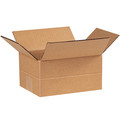 Partners Brand Multi-Depth Corrugated Boxes, 8" x 6" x 4", Kraft, 25/Bundle MD864