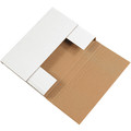 Partners Brand Easy-Fold Mailers, 11 3/4" x 10 1/2" x 2 1/2", White, 50/Bundle M11102BF