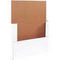 Partners Brand Easy-Fold Mailers, 18" x 12" x 2", White, 50/Bundle M18122BF