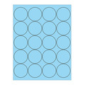 Tape Logic Tape Logic® Circle Laser Labels, 2", Pastel Blue, 2000/Case LL197BE