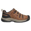 Keen Size 11 Men's Hiker Shoe Steel Work Shoe, Shitake/Rust 1023268