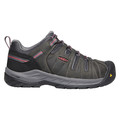 Keen Size 9-1/2 Women's Hiker Shoe Steel Work Shoe, Magnet/Rose 1023232