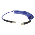 Atp Coiled Air Hose, 1/4" ID x 12 ft. TT-14-15-NB-RS-QC