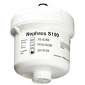 Nephros Inline Water Filter, 3 gpm, 4" H, 75 psi 70-0280