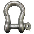 Zoro Select Anchor Shackle, 1,500 lb, Carbon Steel 55AY06