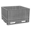 Buckhorn Gray Bulk Container, Plastic, 25.9 cu ft Volume Capacity BF4844290051000