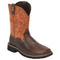 Justin Original Workboots Western Boot, EE, 10 1/2, Brown, PR SE4300