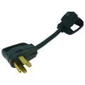 Southwire Cord Adapter, 10 AWG, 12 Cord L, Black 65039401