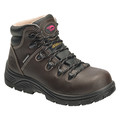 Avenger Safety Footwear Size 7-1/2 Women's 6 in Work Boot Composite Work Boot, Brown A7130