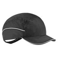 Ergodyne Bump Cap, Short Brim Baseball, Polyethylene, Hook-and-Loop Suspension 8955