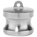Usa Industrials Cam and Groove Fitting, 304SS, DP, 3" Adapter Dust Plug BULK-CGF-349