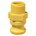 Usa Industrials Cam and Groove Adapter, 3/4", Nylon BULK-CGF-497