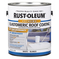 Rust-Oleum Elastomeric Roof Coating, 0.9 gal., White, Dry Time: 2 to 24 hr 301902