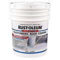 Rust-Oleum Elastomeric Roof Coating, 4.75 gal., White, Base Type: Water 301993