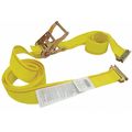 Zoro Select Tie Down Strap, E-Track, Yellow 55ET58