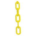 Zoro Select Plastic Chain, 1-1/2" Sz, 25 ft. L, Yellow 30002-25