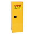 Eagle Mfg Flammable Liquid Safety Cabinet, Yellow, Capacity: 24 gal 2310X