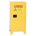 Eagle Mfg Flammable Liquid Safety Cabinet, Yellow 1906XLEGS