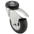 Medcaster 3" X 1" Non-Marking Neoprene Swivel Caster, No Brake, Loads Up To 175 lb CN03NRP100SWHK04