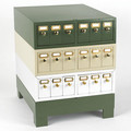 Globe Scientific Slide Storage Cabinet, Green 513500G
